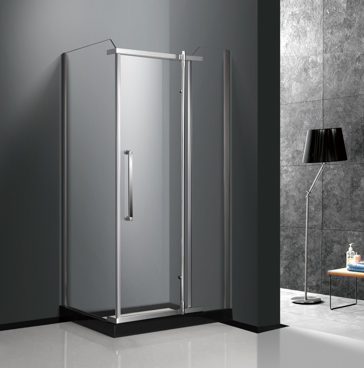 WZ-05 Frameless Pivot Cheap Price Luxury Elegant Shower Enclosure_副本.jpg