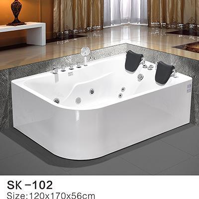 SK-102Modern ডিজাইন এক্রাইলিক ম্যাসেজ বাথটব