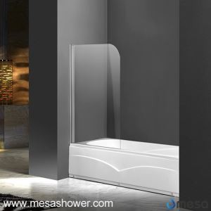 টেম্পেড গ্লাস উপাদান এর Frameless টিউব শাওয়ার ডোর